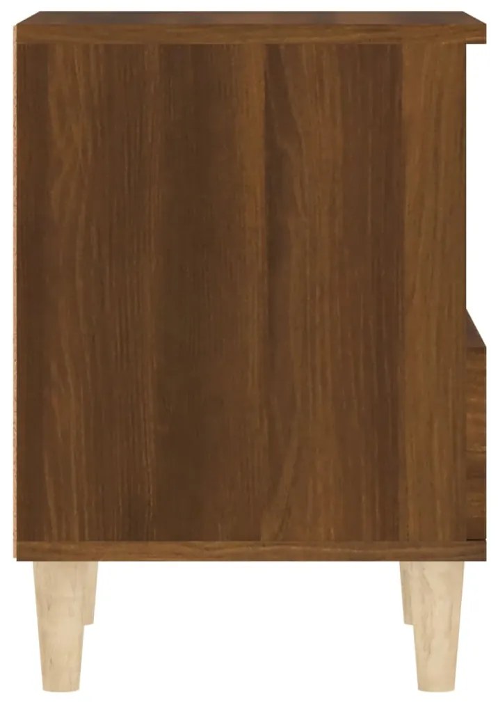 Mesas de cabeceira 2 pcs 40x35x50 cm cor carvalho castanho
