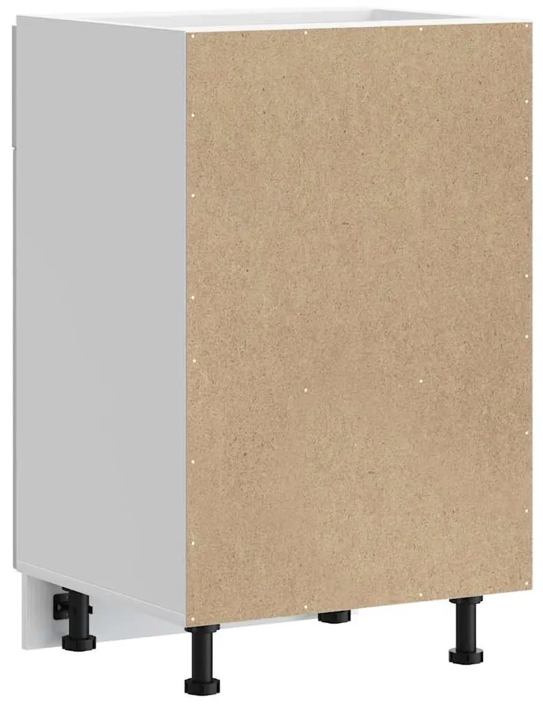 Armário de cozinha baixo Kalmar branco alto brilho