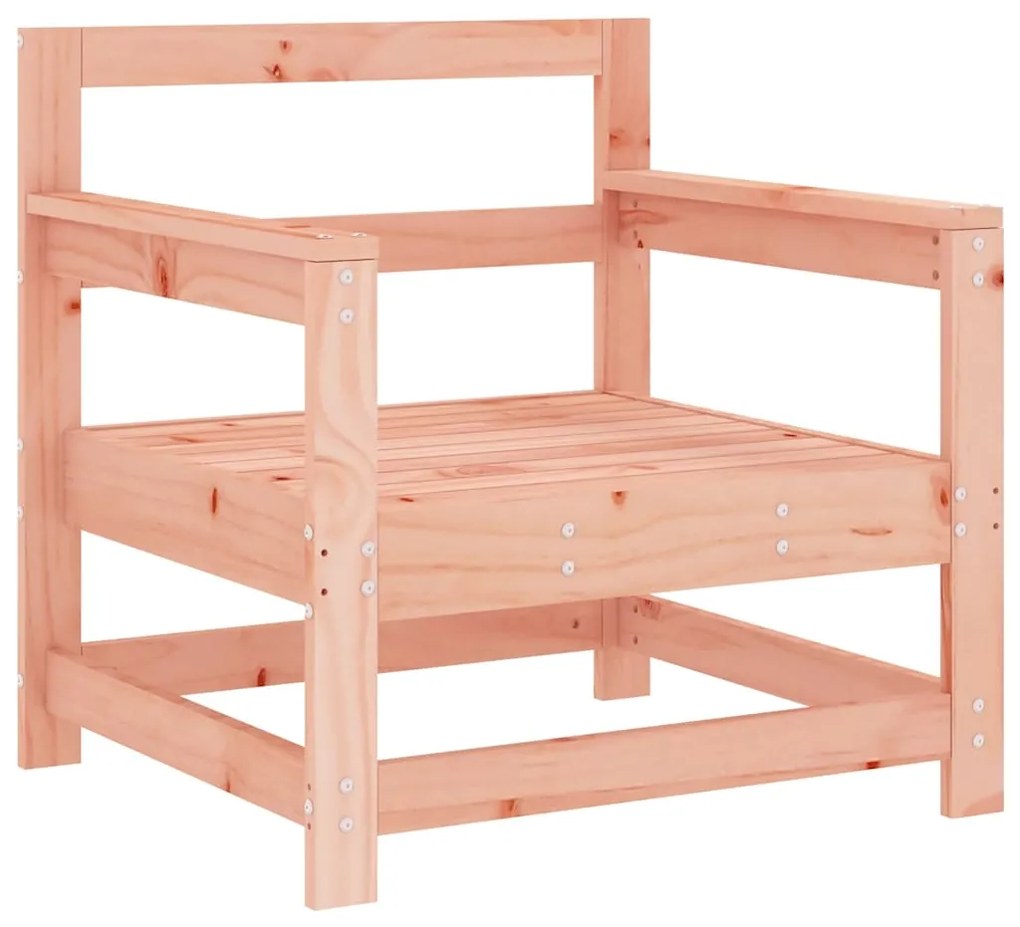 Cadeiras de jardim c/ almofadões 2pcs madeira de douglas maciça