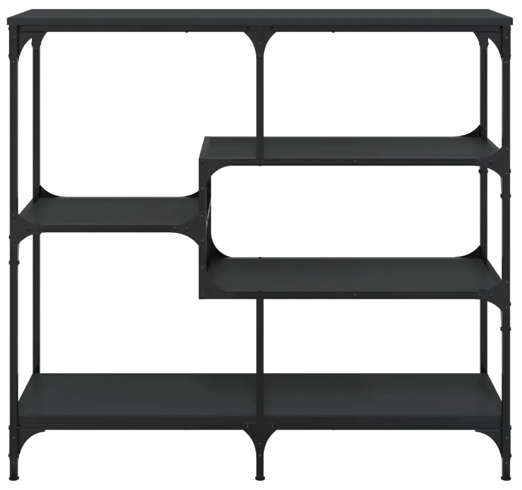 Mesa consola 103x32x95 cm derivados de madeira preto