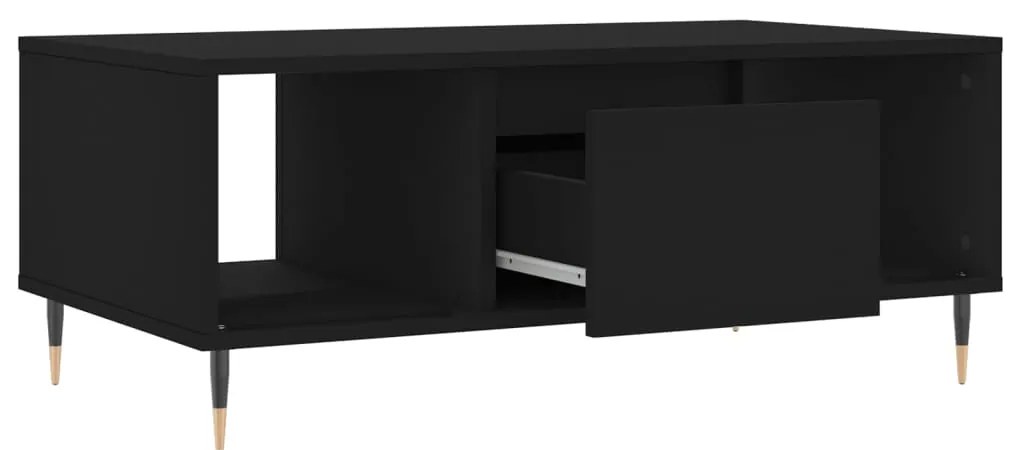 Mesa de centro 90x50x36,5 cm derivados de madeira preto