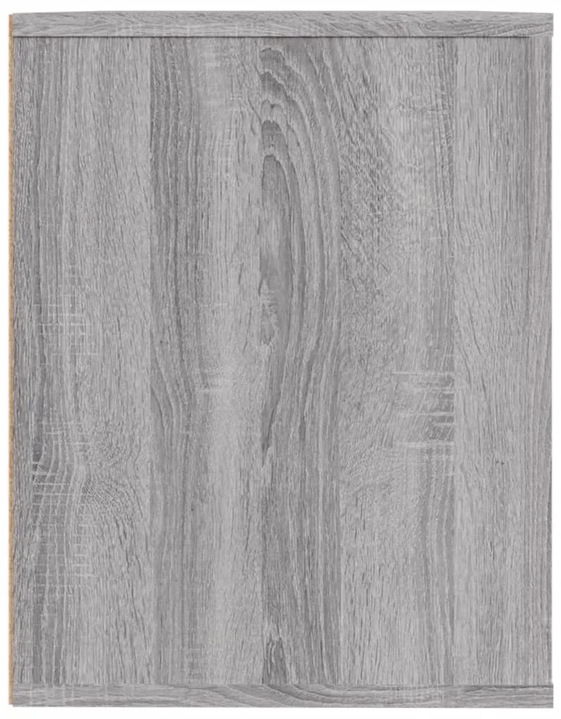 Sapateira 75x35x45 cm derivados de madeira cinzento sonoma