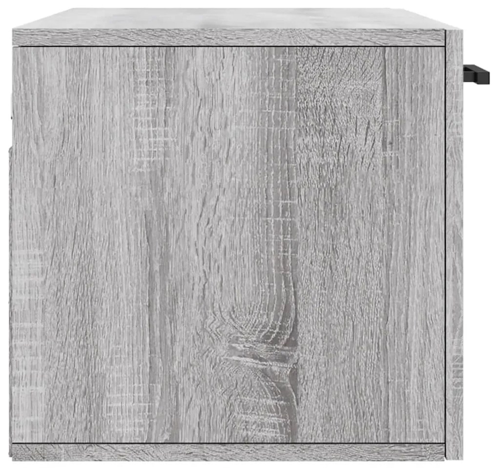 Armário parede 80x36,5x35 cm derivados de madeira cinza sonoma