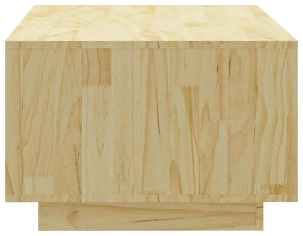 Mesa de centro 110x50x33,5 cm madeira de pinho maciça