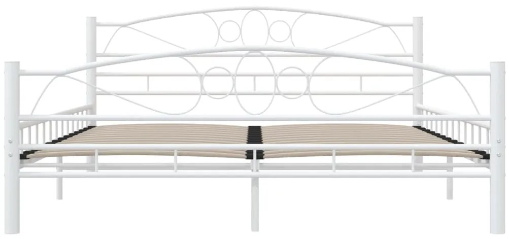 Estrutura de cama 160x200 cm metal branco