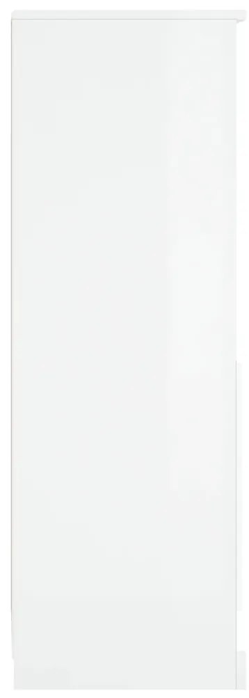 Aparador alto 36x35,5x103,5 cm deriv. madeira branco brilhante