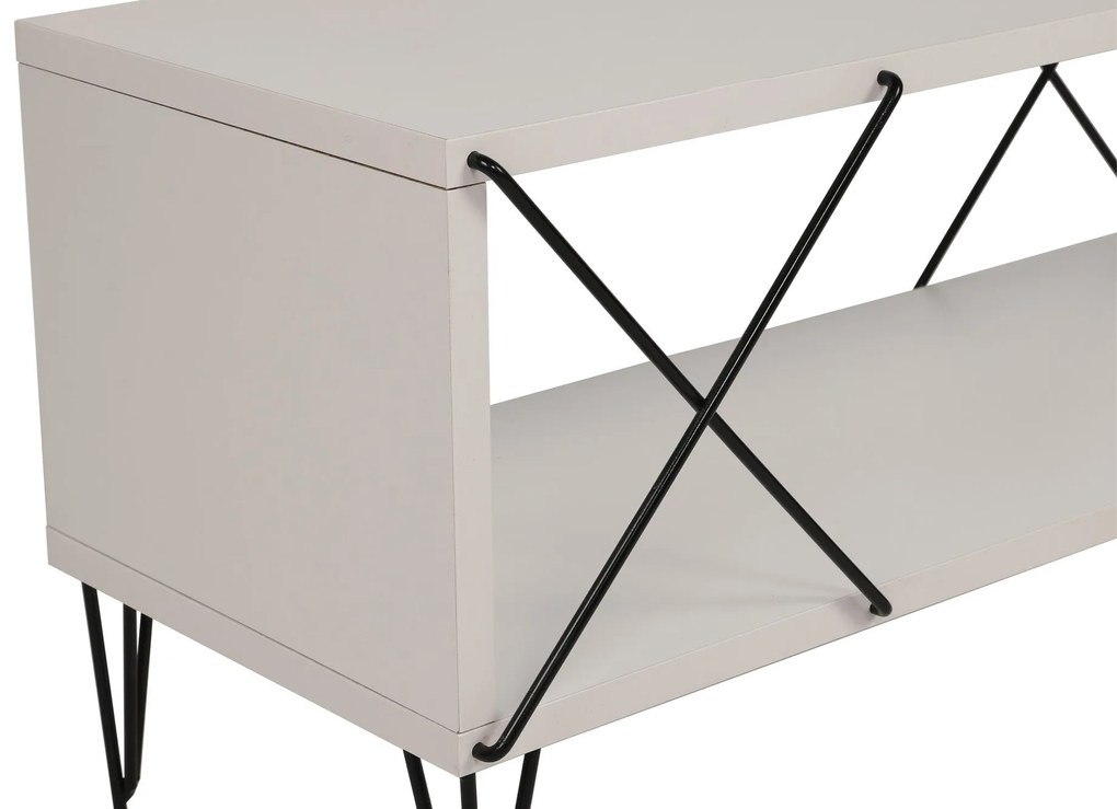 Móvel TV Street – Branco – 120 cm x 40 cm x 30 cm