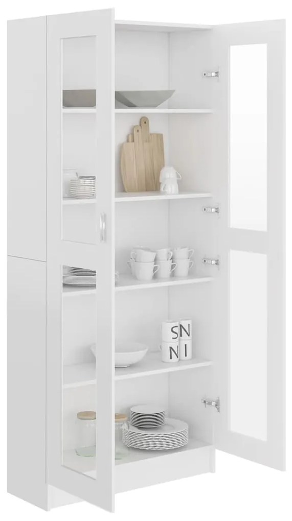 Vitrine Real de 185cm - Branco - Design Moderno