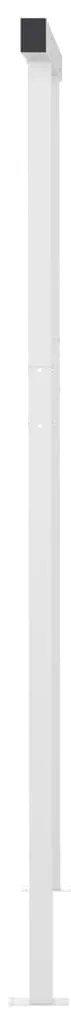 Toldo retrátil manual com postes 4x3 m cor creme