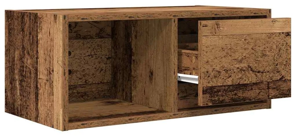 Móveis TV 2 peças madeira velha 60x31x25,5cm madeira trabalhada