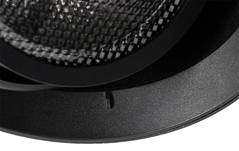 Foco embutido moderno preto GU10 AR111 redondo sem moldura - Oneon Honey Moderno