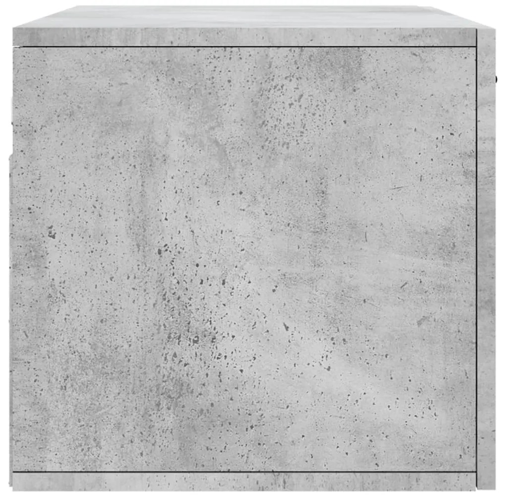 Armário parede 80x36,5x35 cm derivados madeira cinzento sonoma