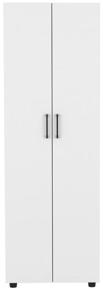 Guarda Roupa com 2 Portas éter, 180 cm a x 60 cm e x 48,5 cm p, branco/duna