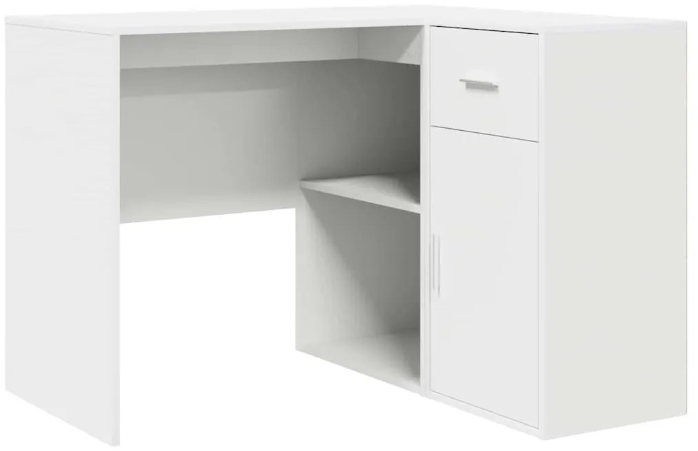 mesa de canto Branca 102x88x75 cm Madeira de Engenharia