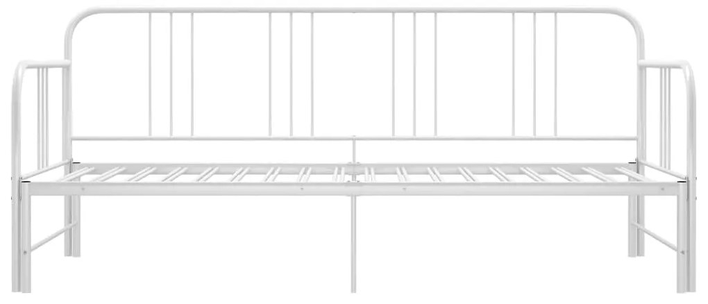 Estrutura sofá-cama de puxar 90x200 cm metal branco