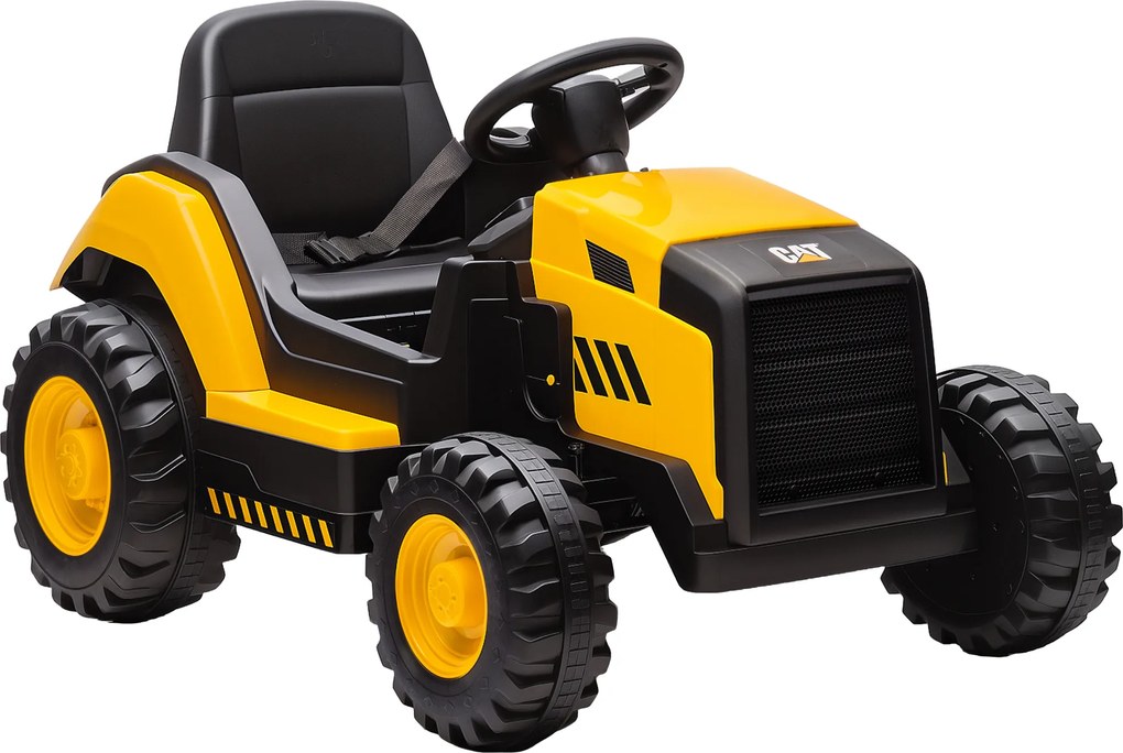 AIYAPLAY Veículo de construção infantil, carro para montar, controlo remoto, controlo manual, função Bluetooth+Música, 3-6 anos, Plástico, aço, Amarelo | Aosom Portugal