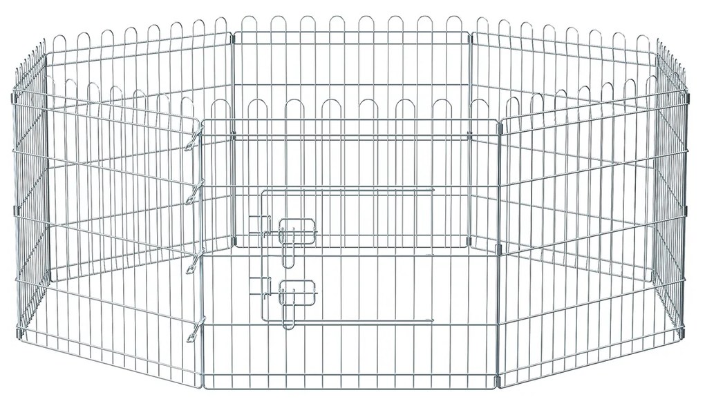 Cercado dobrável para animais em arame com várias formas | FEANDREA | 183 x 61 x 61 cm | branco | PPK001W01.