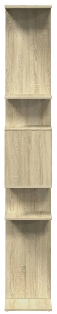 Estante 92x29x188 cm derivados de madeira cor carvalho sonoma