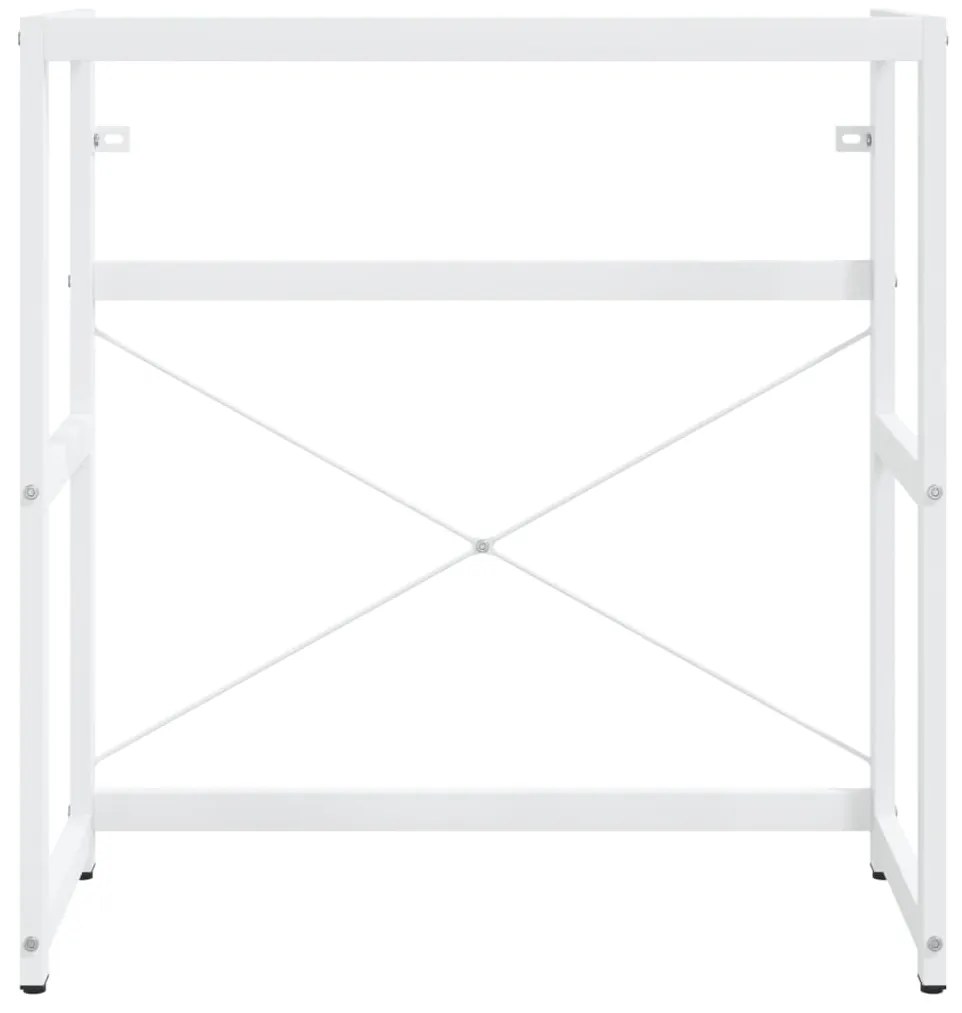 Estrutura p/ lavatório casa de banho ferro 79x38x83 cm branco