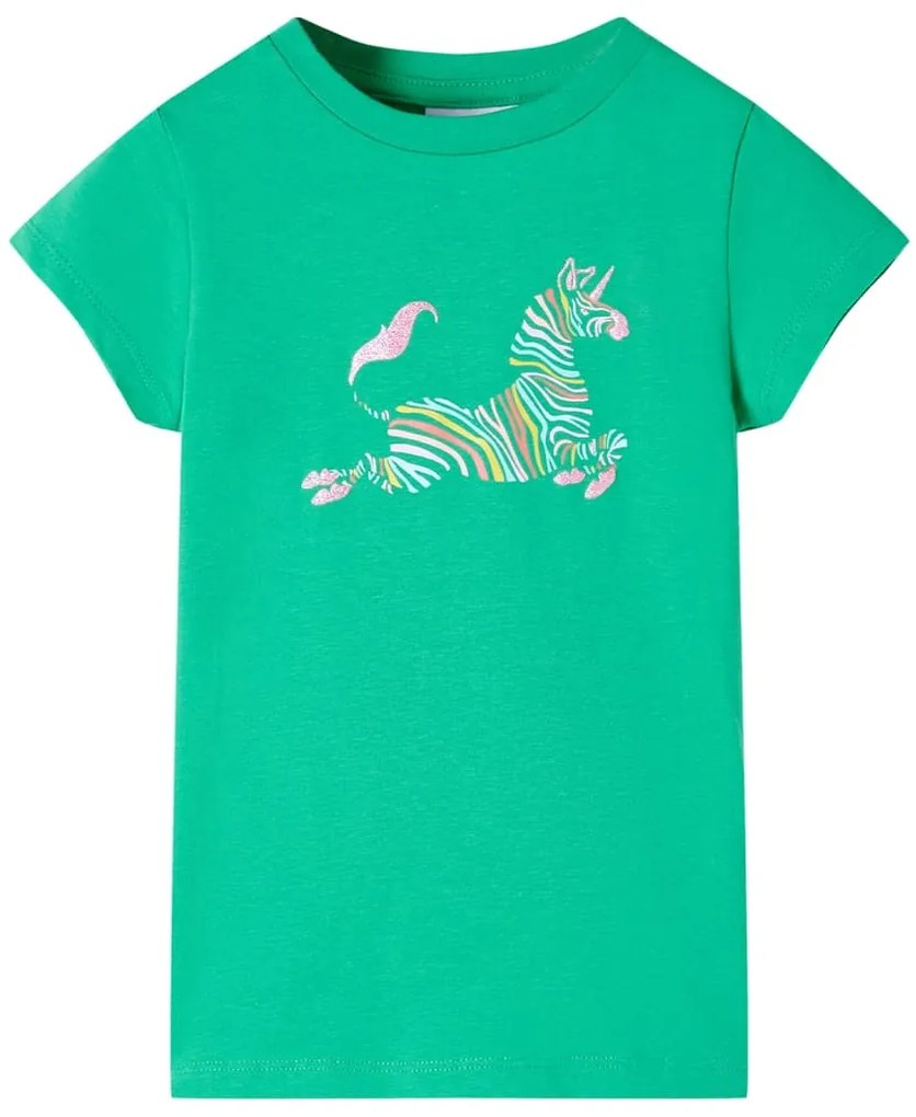 T-shirt de criança verde 116