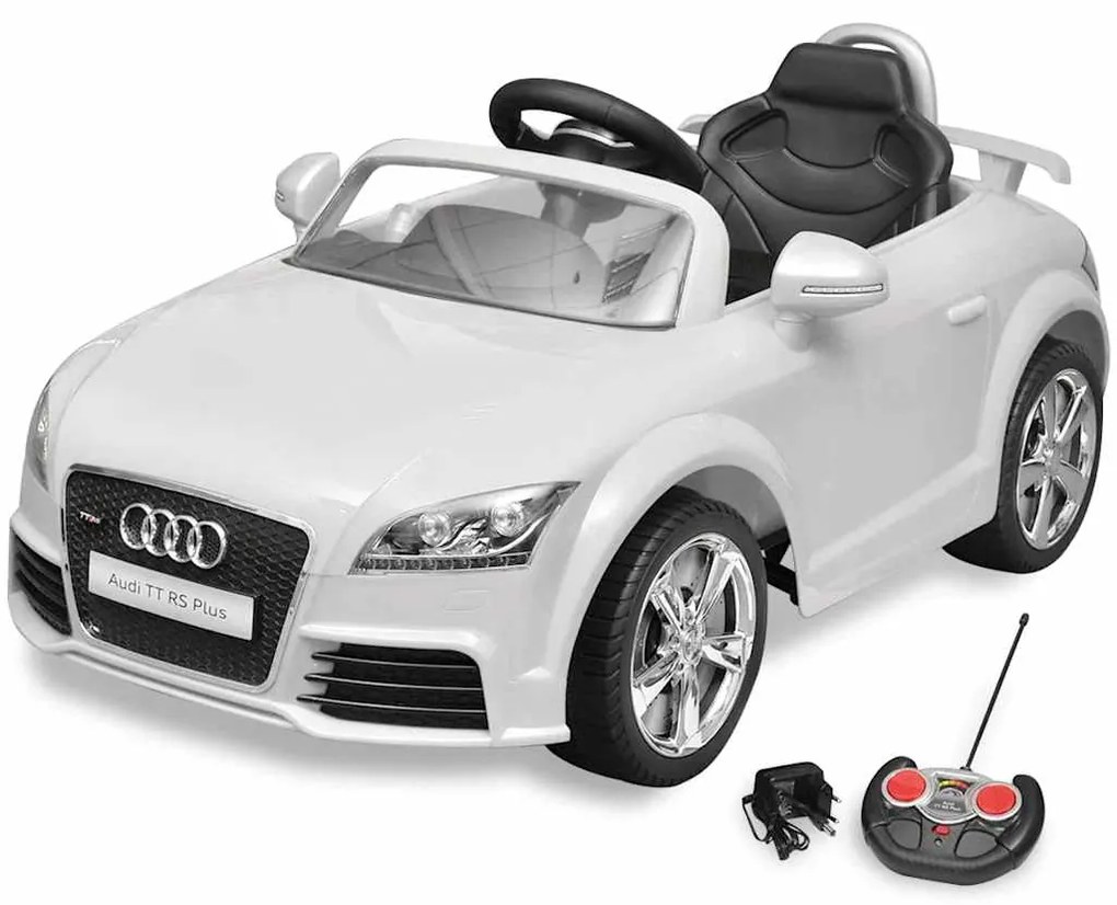 Carro Audi TT RS para crianças com controlo remoto - branco