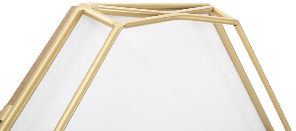 Relógio de Parede Goldy Octagonal – 56x6,5x56 cm – Dourado – Design Mo