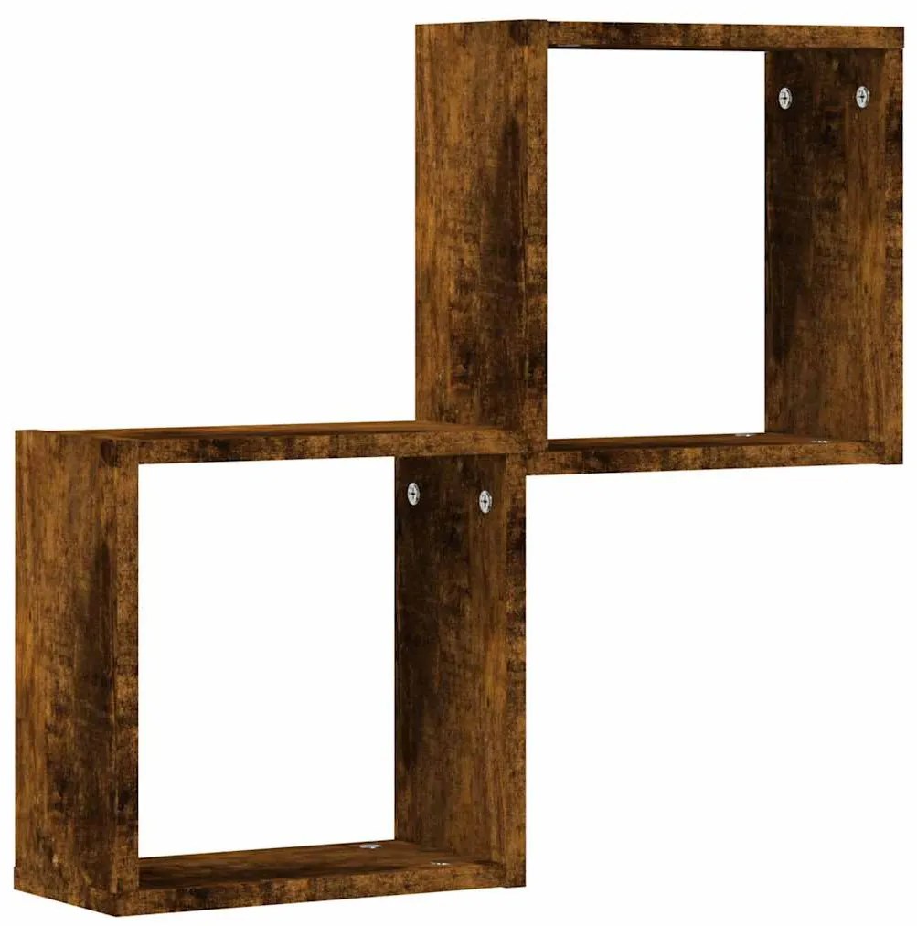 Prateleiras de parede em forma de cubo 2 pcs 30x15x30cm
