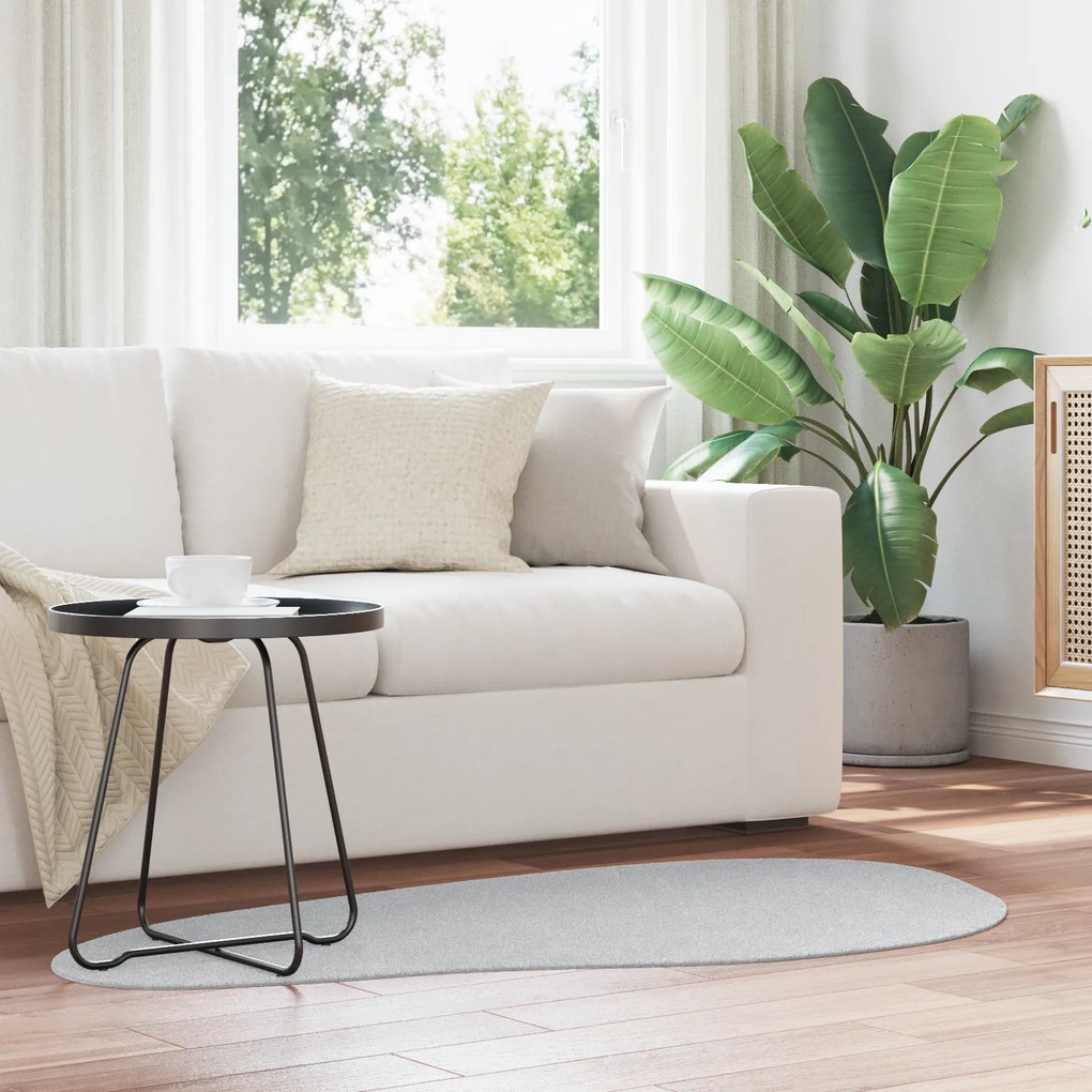 vidaXL Tapete 'HUARTE'de Baixa Altura, Suave e Lavável Cinza 80x150 cm