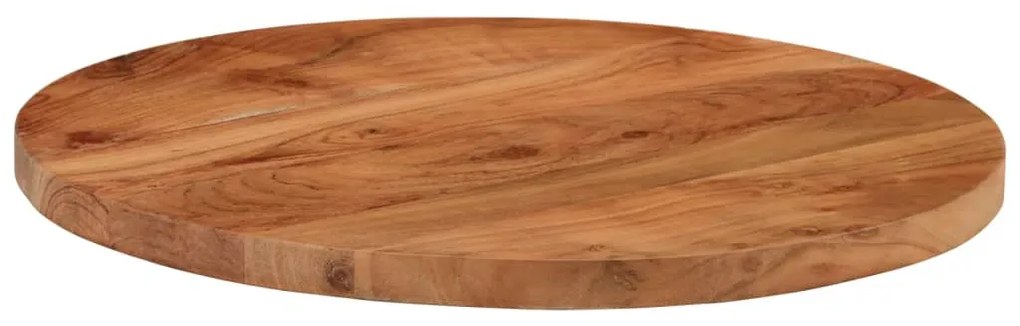 Tampo de mesa redondo Ø40x3,8 cm madeira de acácia maciça