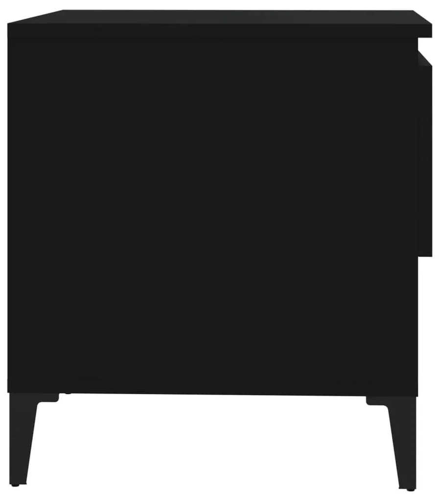 Mesa de apoio 50x46x50 derivados de madeira preto