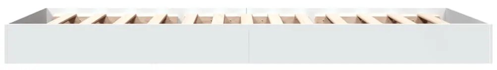 Estrutura de cama 90x200 cm derivados de madeira branco