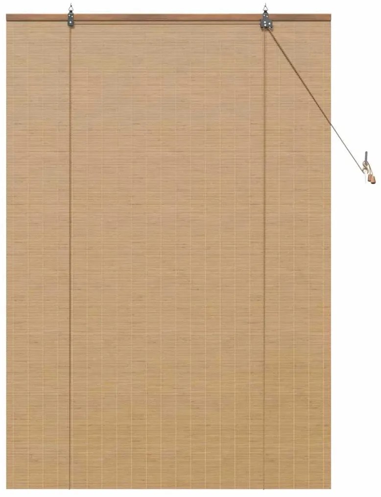 Persianas e Sombras de Janela Marrom Claro 110 x 160 cm Bambu