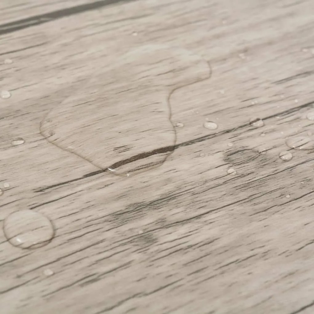 Tábuas de soalho PVC auto-adesivo 5,02 m² 2 mm carvalho caiado