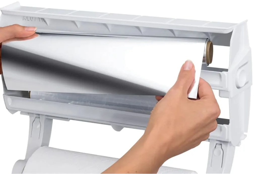 Suporte de parede para rolos de cozinha Parat F2 branco 25771