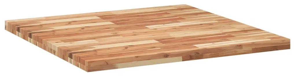 Tampo de mesa quadrado 90x90x4 cm madeira de acácia maciça