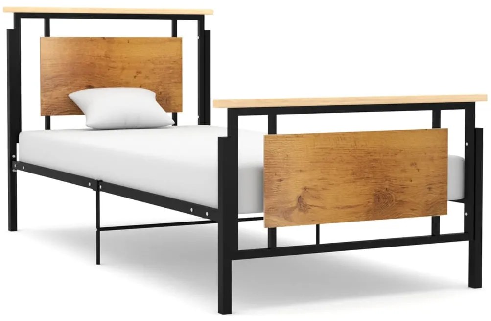 vidaXL Estrutura de cama 90x200 cm metal