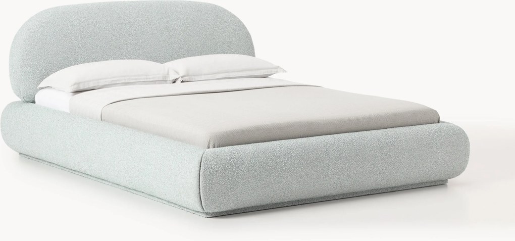 Cama estofada em bouclé Alba