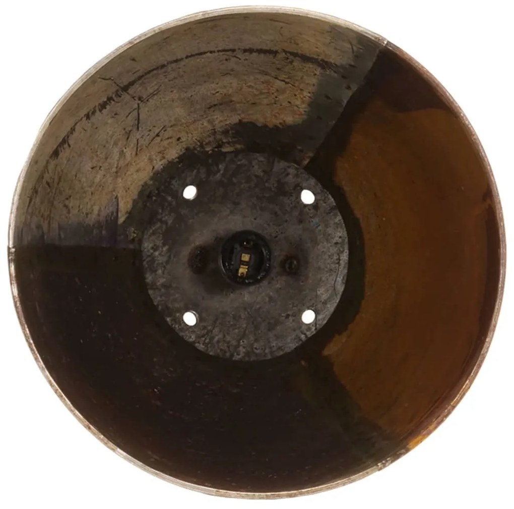 Candeeiro suspenso industrial redondo 25W 32 cm E27 multicor