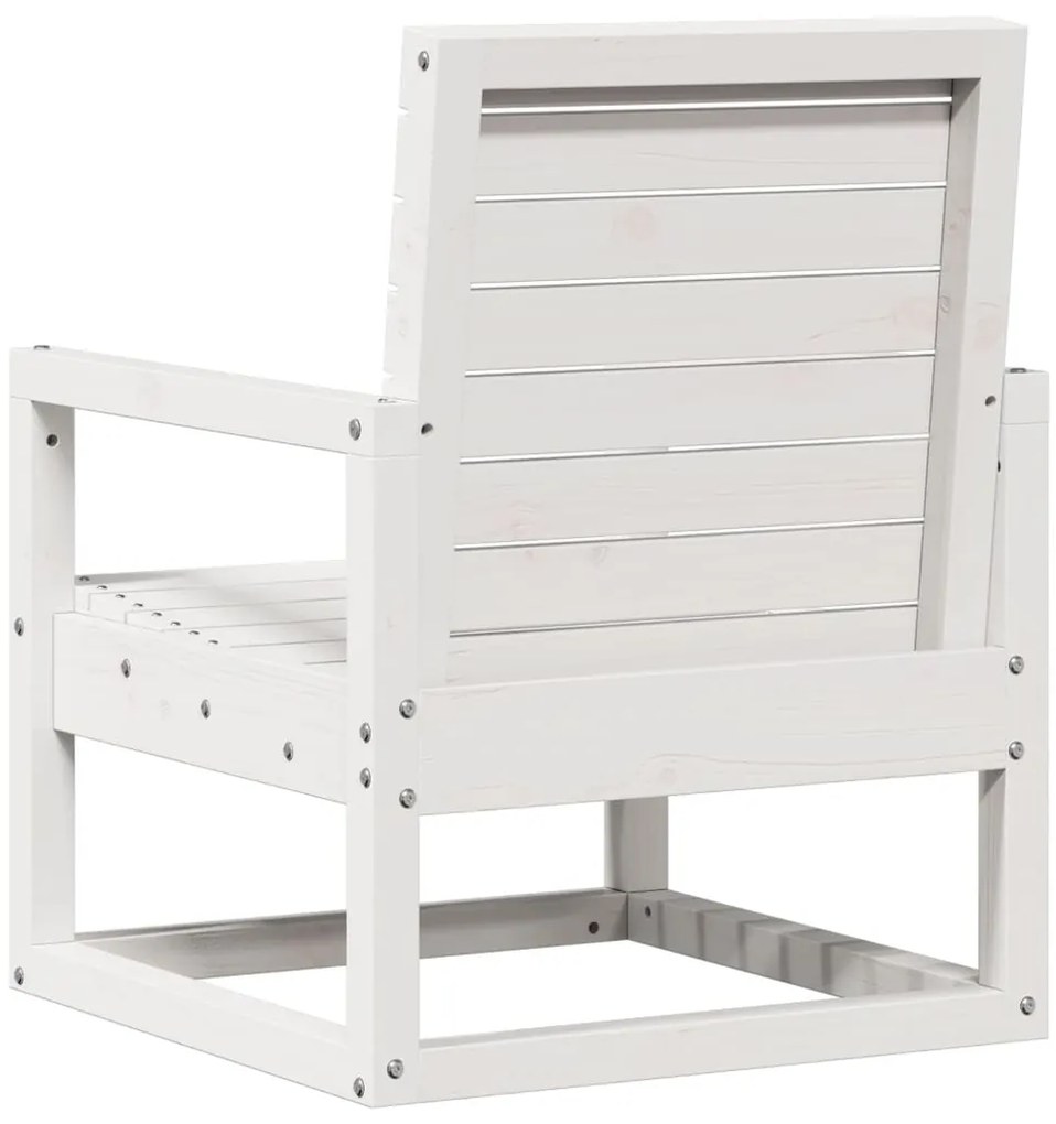 Conjunto de Jardim - 2 Poltronas e 1 Mesa - Madeira de Pinho Maciça Br