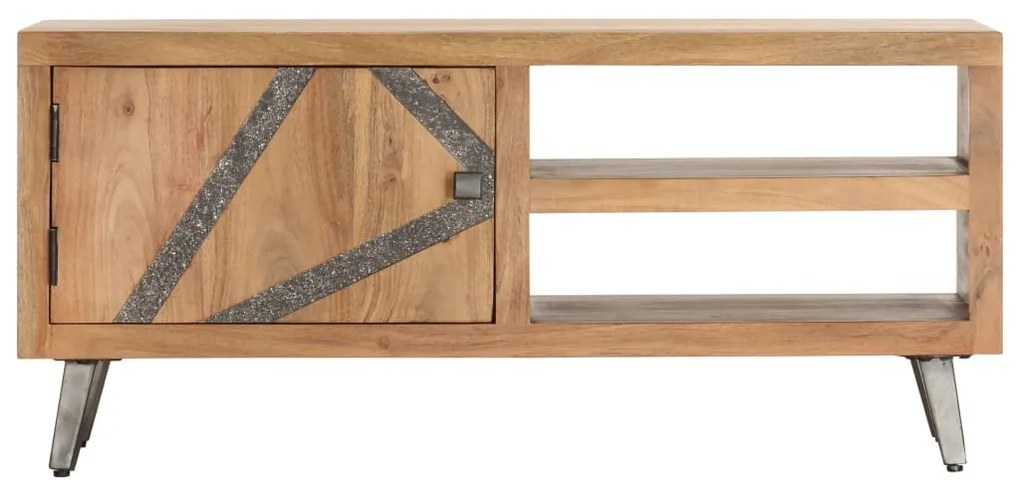 Mesa de centro 90x45x40 cm madeira de acácia maciça