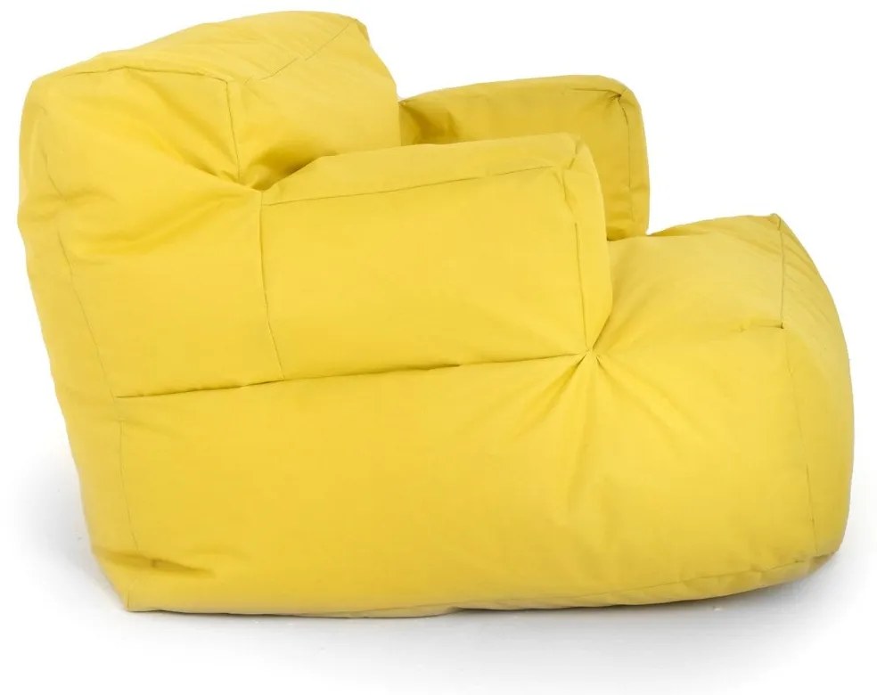 Pufe Relax – Amarelo – 80x80x30 cm | Tribo Home