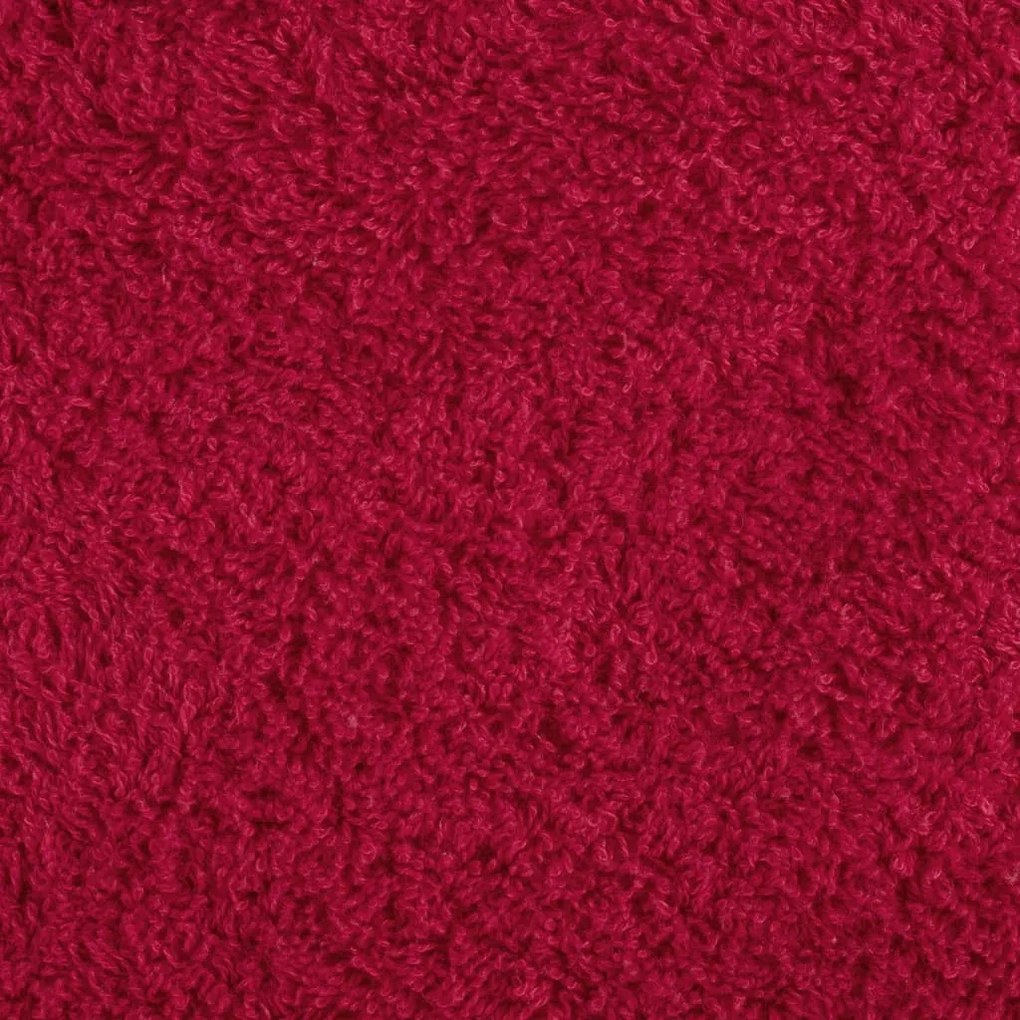 Toalhas premium SOLUND 2 pcs 100x200 cm 600 gsm vermelho