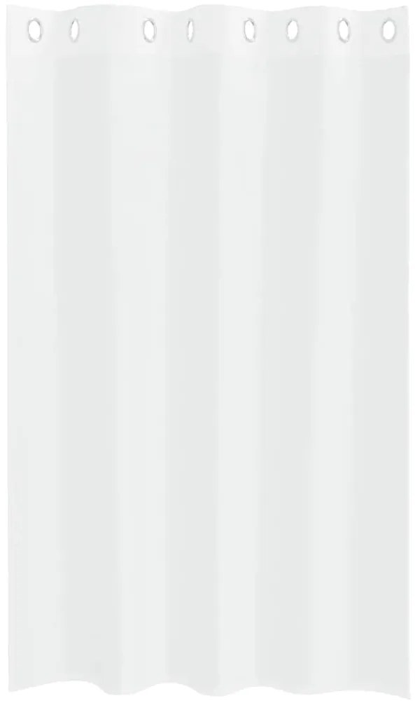 Cortinas com cortinas 2 pcs Branco 140 x 175 cm Poliéster
