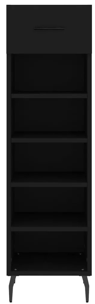Sapateira 30x35x105 cm derivados de madeira preto