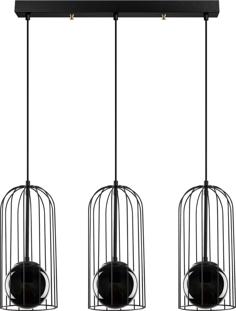 Candeeiro Suspenso Tweety – Preto – 67 x 15 cm