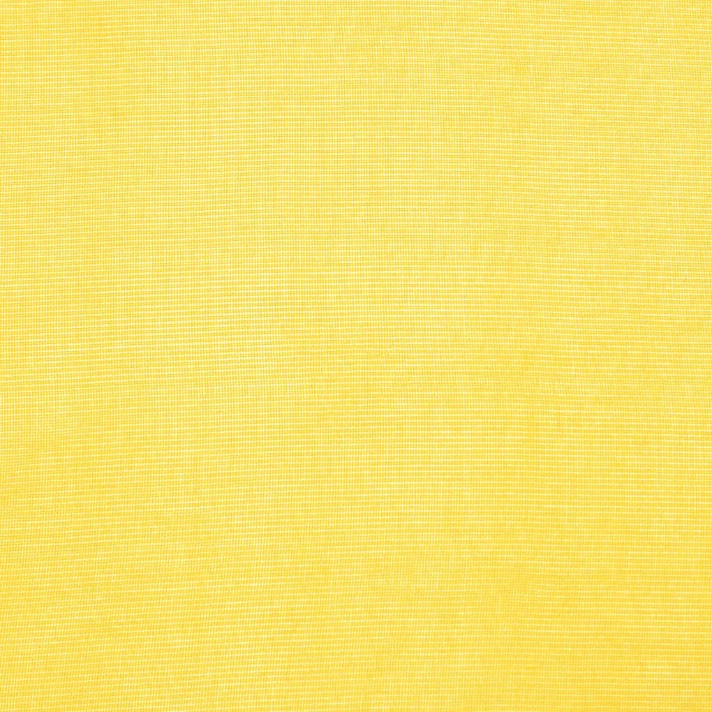 Cortinas de voile com ilhós 2 pcs amarelo