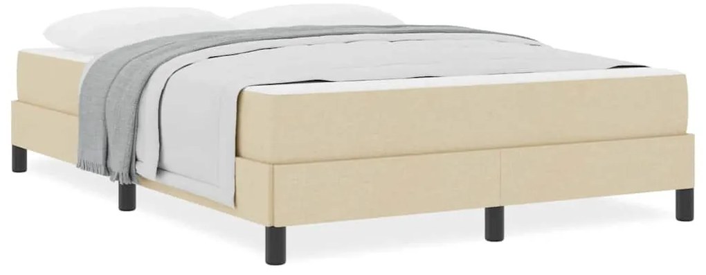 Cama Box Outros Creme 140 x 200 cm tecido