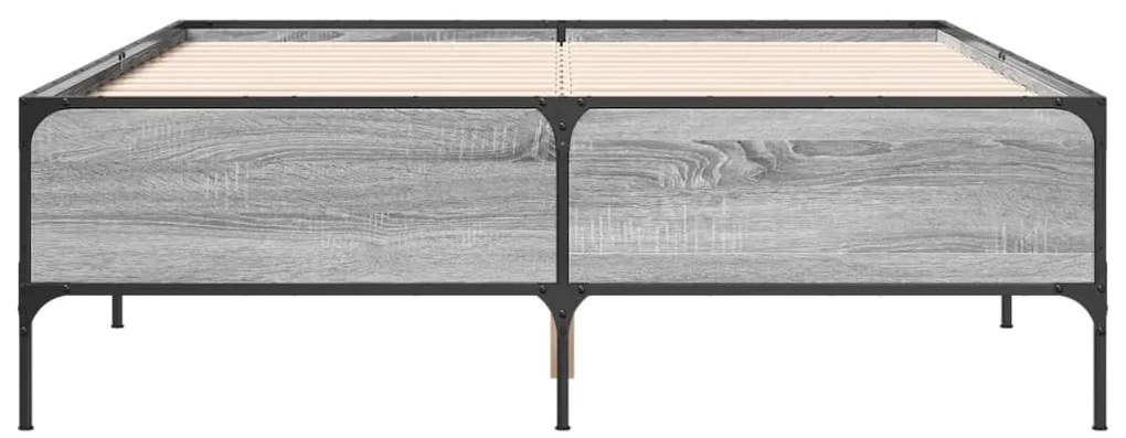 Estrutura de cama 120x190 cm derivados madeira/metal