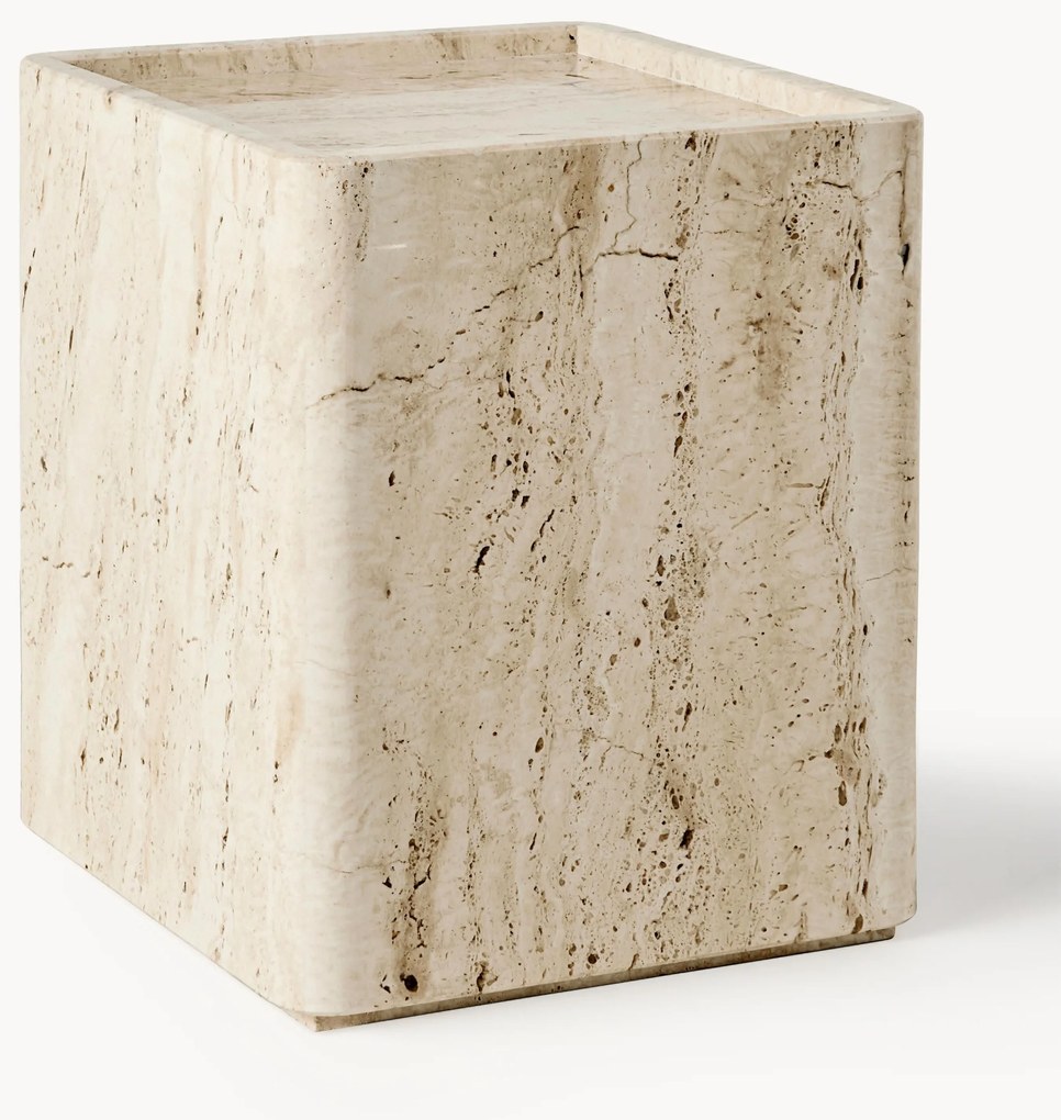 Mesa de apoio em travertino Pietra
