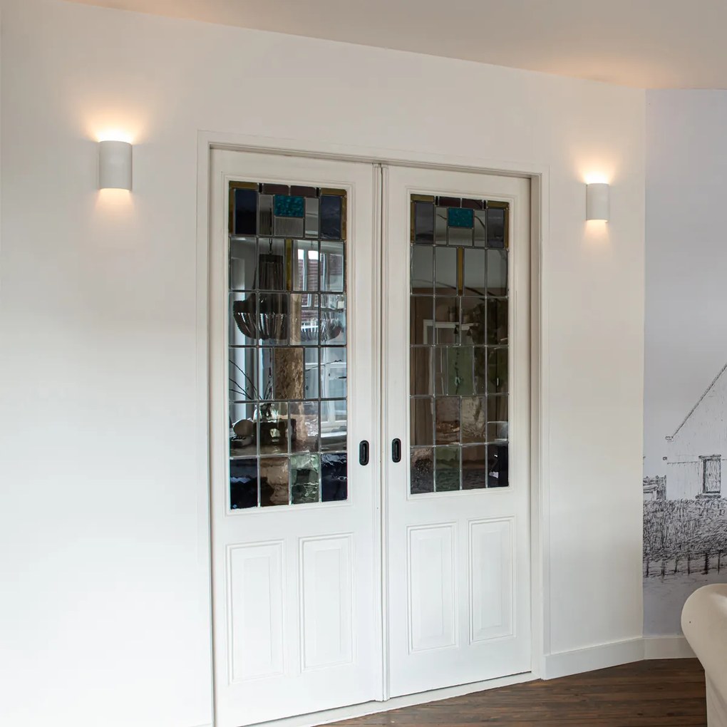 Candeeiro de parede moderno branco - Sabbio